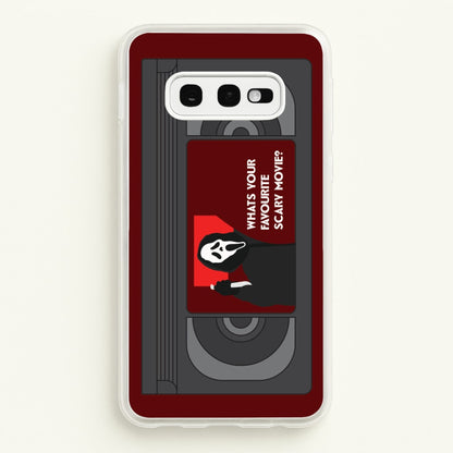 Horror Movie 7 VHS Tape Galaxy S10e Case