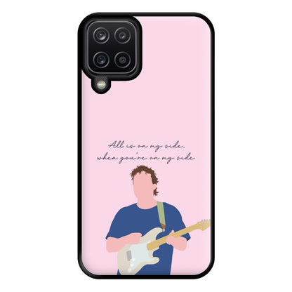All Is On My Side Pink Galaxy A12 Case