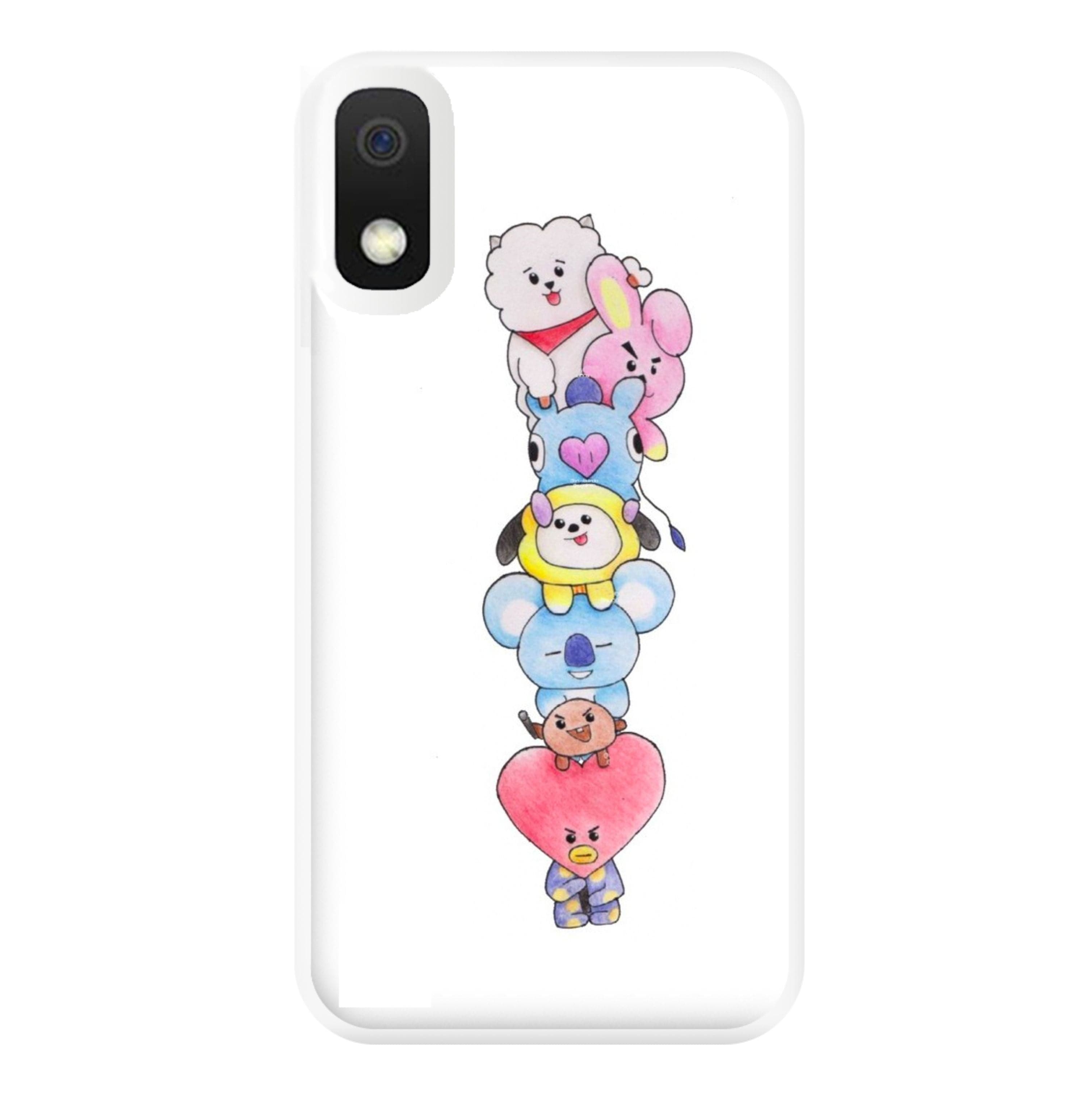 K-Pop Band BT21 Drawing Phone Case