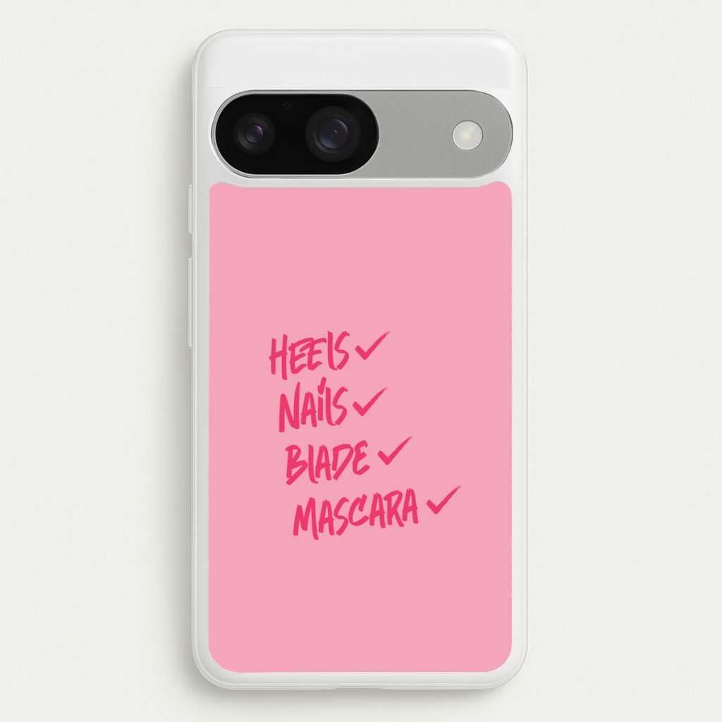 Heels, Nails, Blade, Mascara Google Pixel 9 / 9 Pro Case