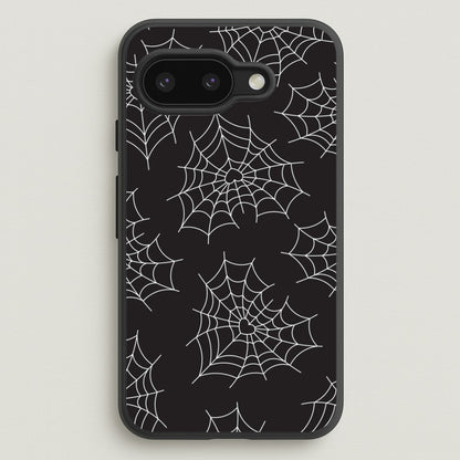 Spiderweb Hearts Pattern Google Pixel 9a Case