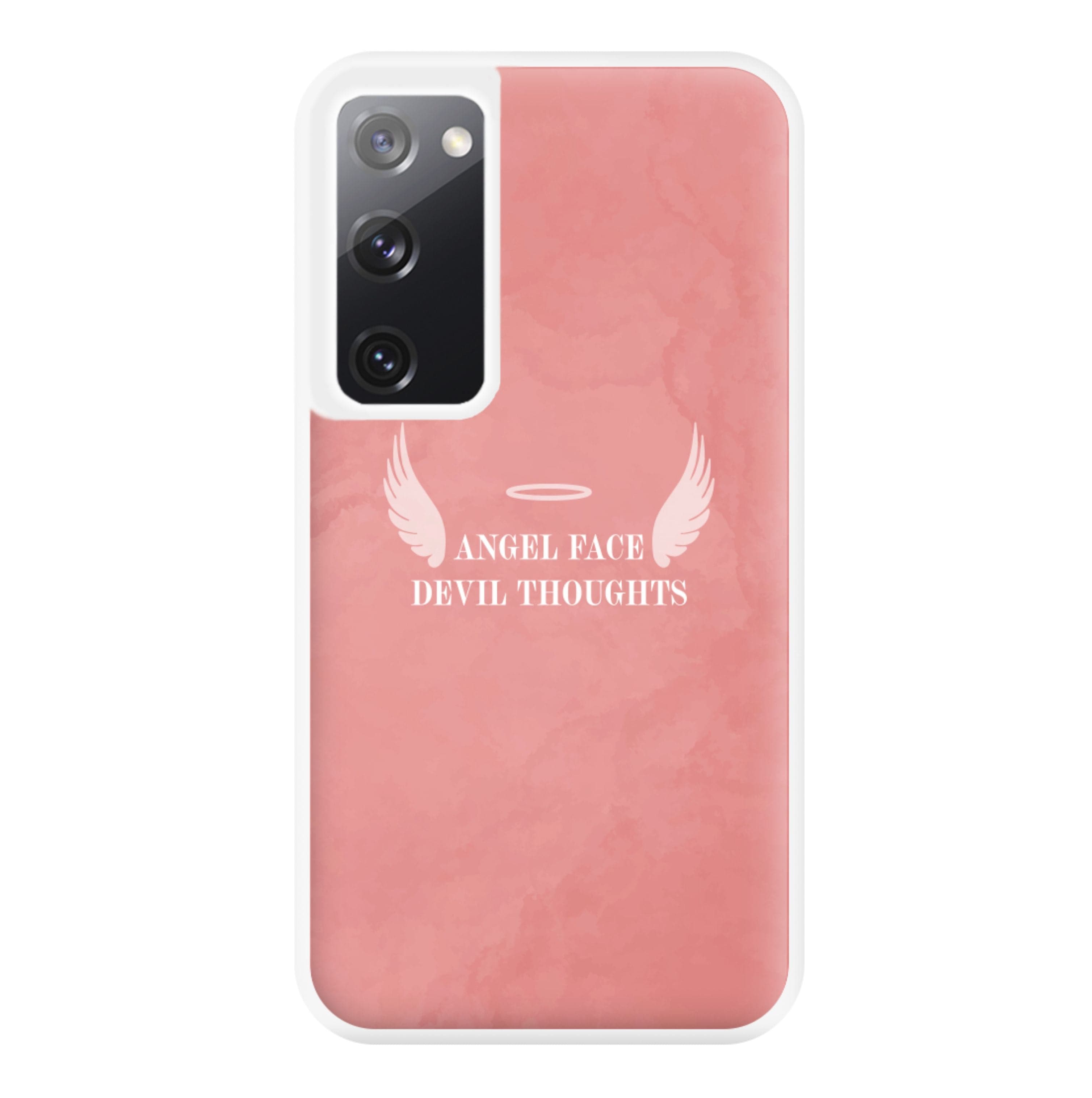 Angel Face Devil Thoughts Phone Case