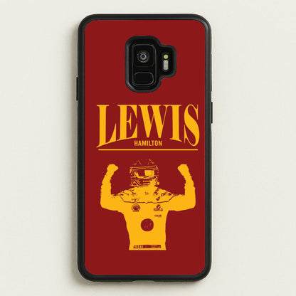 Lewis Red And Gold Galaxy S9 Case