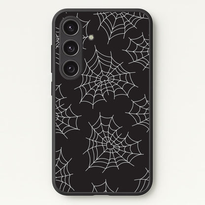 Spiderweb Hearts Pattern Galaxy S24FE Case