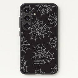 Spiderweb Hearts Pattern Galaxy S24 Case