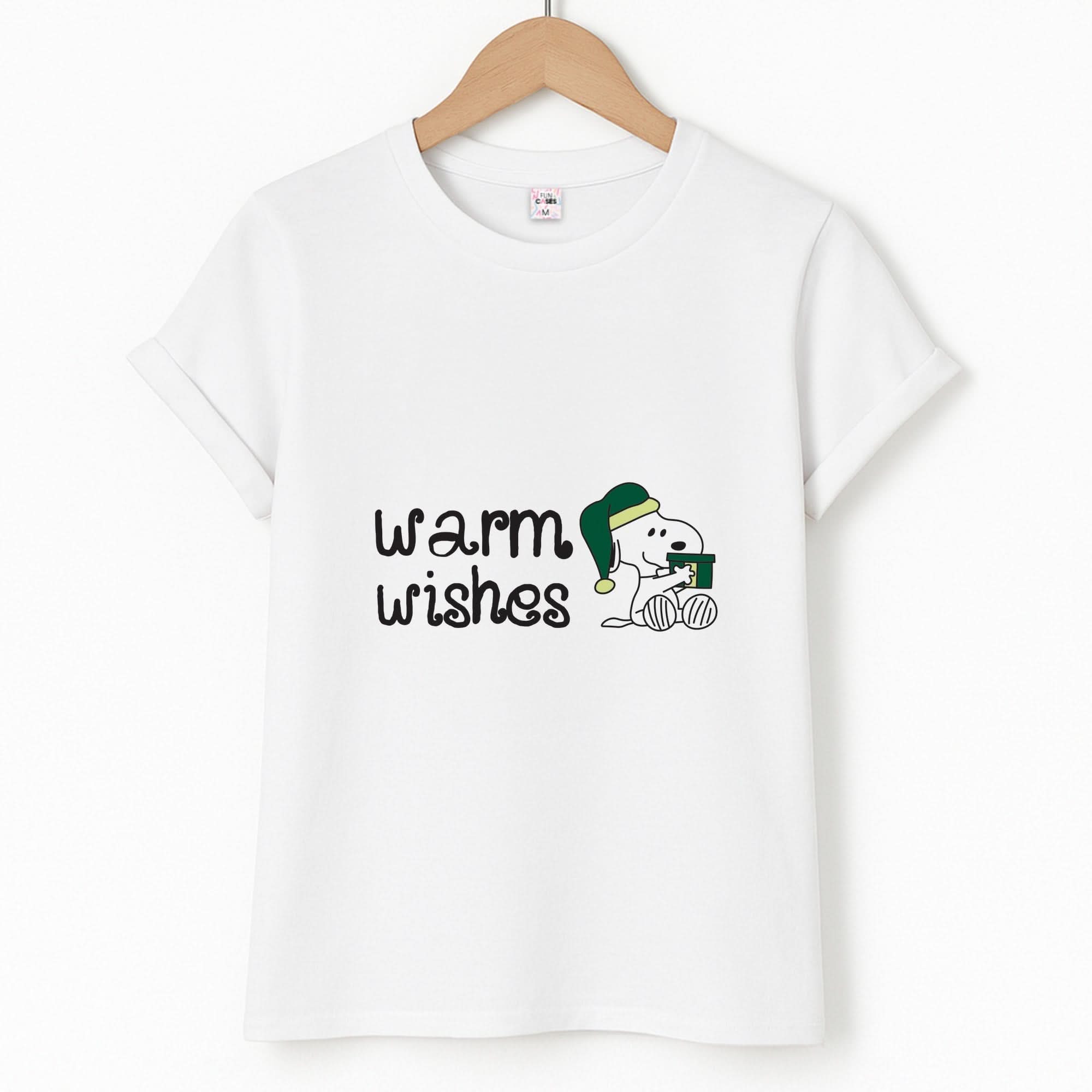 Cartoon Beagle Warm Wishes T-Shirt