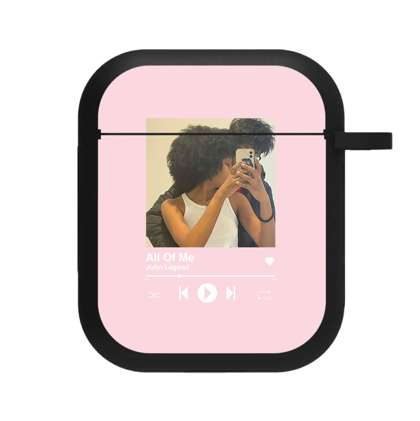 Album Cover - Personalised Couples AirPods Case