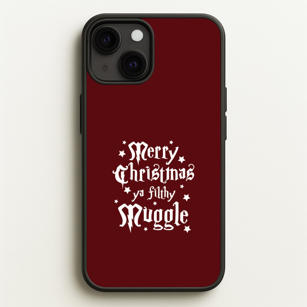 Merry Christmas You Filthy Muggle iPhone 13 Mini Case