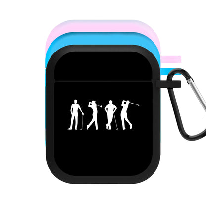 Golf Silhouettes AirPods Case