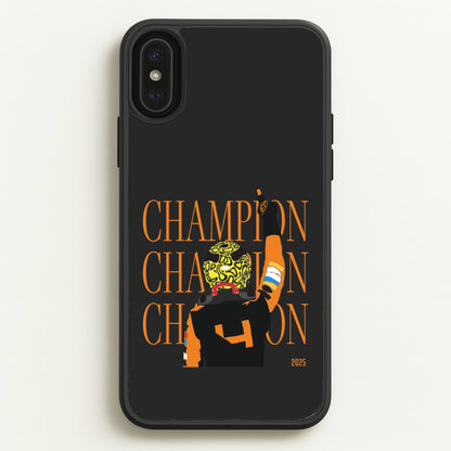 Lando Champion 2025 iPhone XS Max Case