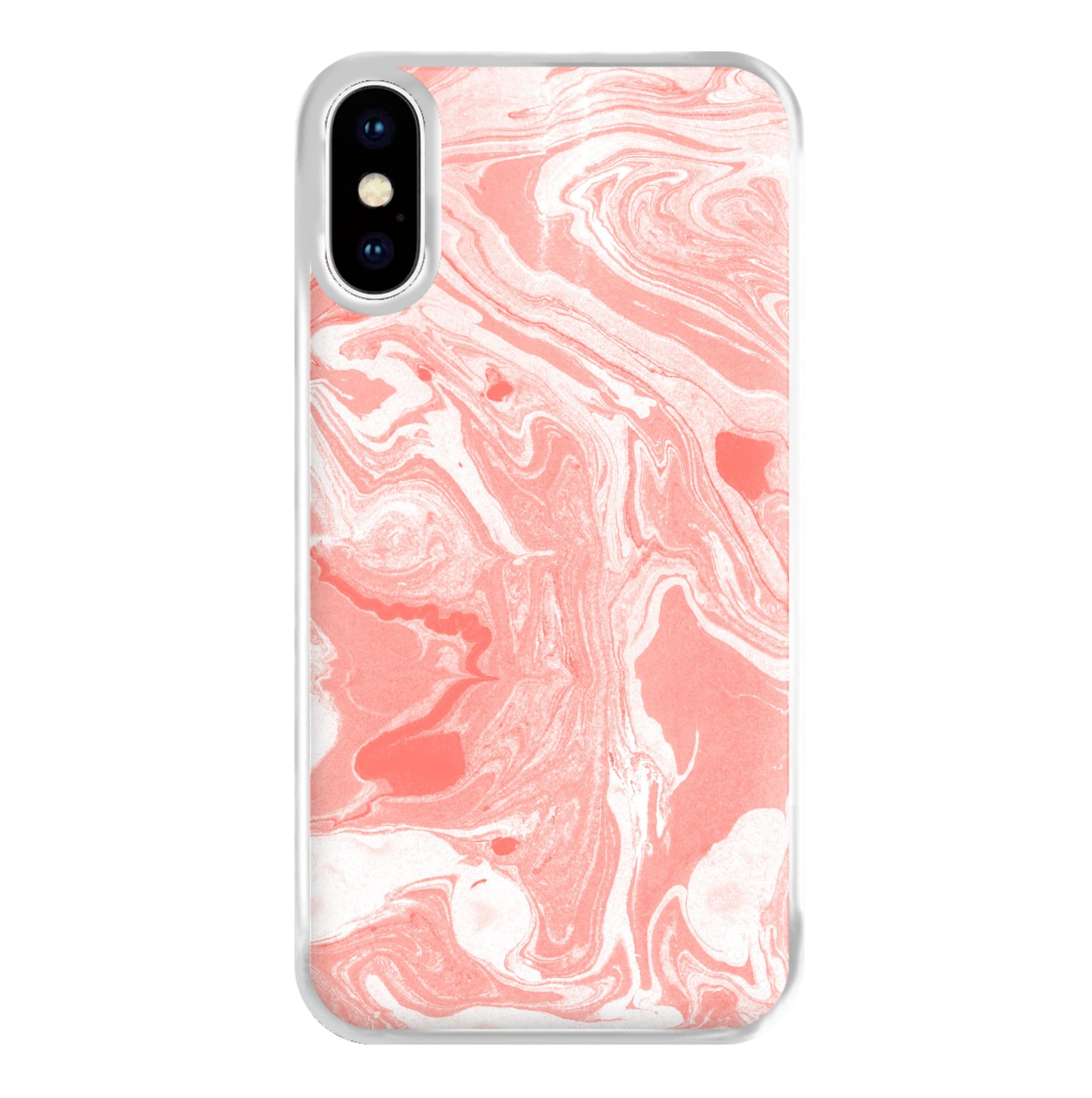 Pink Swirly Marble Phone Case