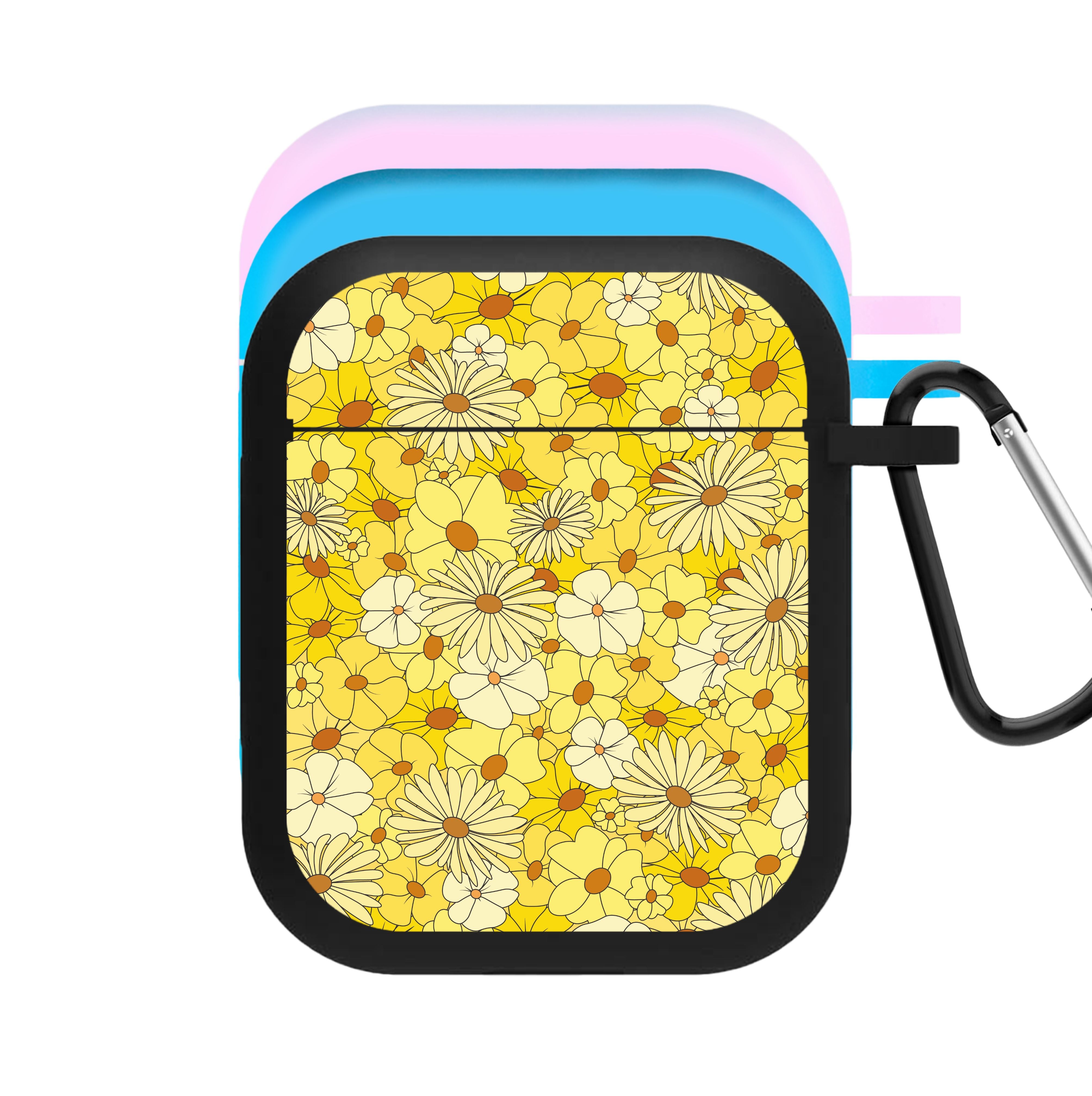 Yellow Flower Pattern - Mothers Day AirPods Case