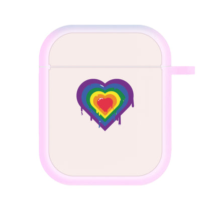 Dripped heart - Pride AirPods Case