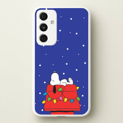 Cartoon Beagle Fairylights Galaxy A35 Case