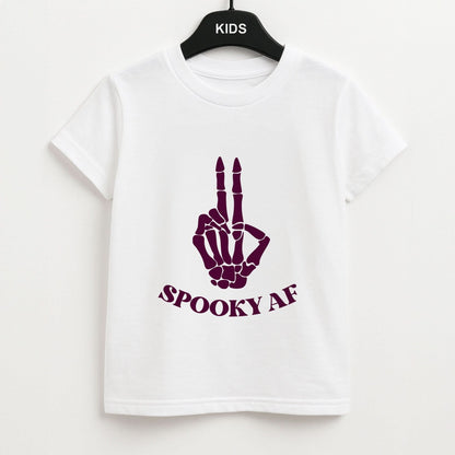 Spooky AF Kids Unisex T-Shirt