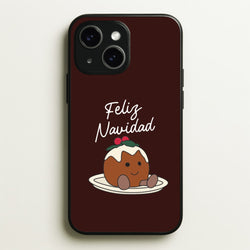 Christmas Pudding Plush iPhone 15 Case