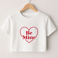 Be Mine Stripey Crop Top