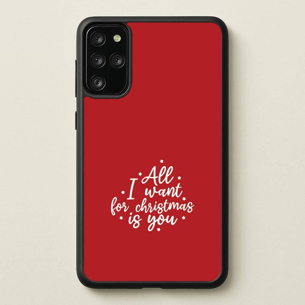 All I Want For Christmas Is You Stars Galaxy S20 Plus Case