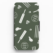 Cricket Props Pattern Flip / Wallet Phone Case 1
