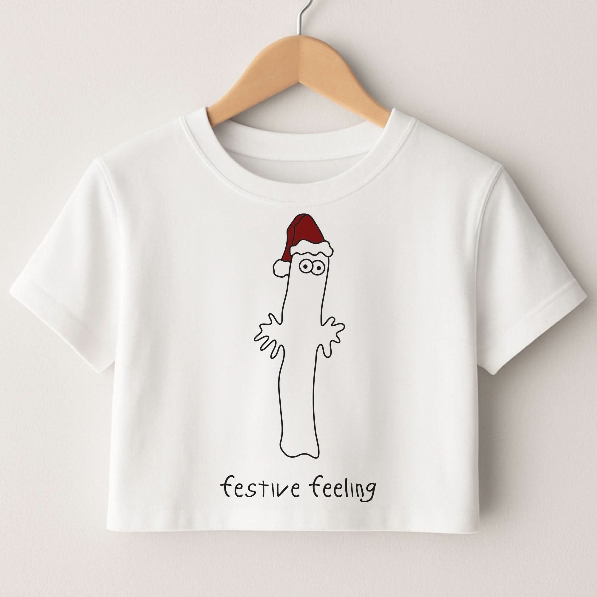 Festive Feeling Wiggly Moom Crop top