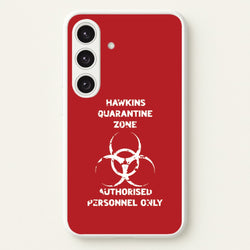 Hawkins Quarantine Zone Galaxy S24 Case