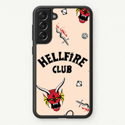 Hellfire Club Icons Collage Peach Galaxy S22 Plus Case