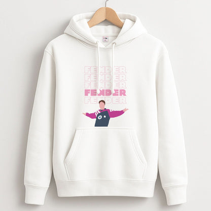 Fender Pink Sports Jersey Unisex Hoodie
