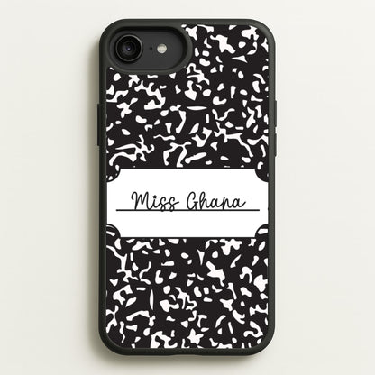 Personalised School Notebook iPhone 6 Plus / 7 Plus / 8 Plus Case