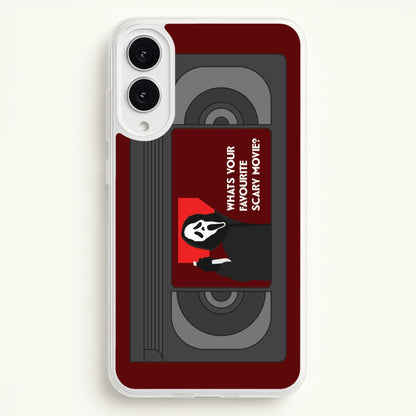 Horror Movie 7 VHS Tape Galaxy S25 Edge Case