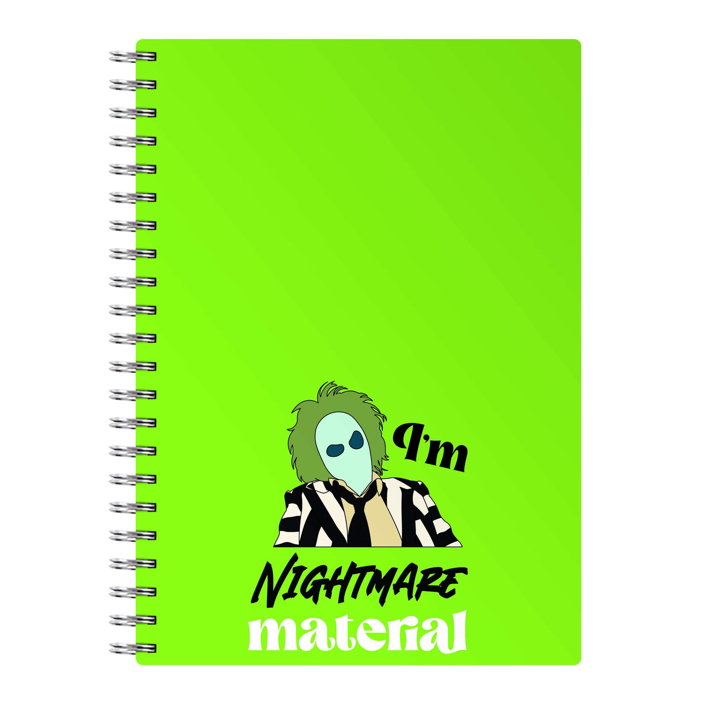 I'm Nightmare Material Notebook