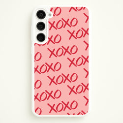 XOXO Pattern Galaxy S23 Plus Case