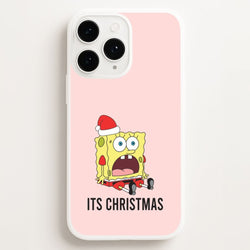 It's Christmas Cartoon Sponge Phone Case for Apple iPhone, Samsung Galaxy, Huawei and Google Pixel