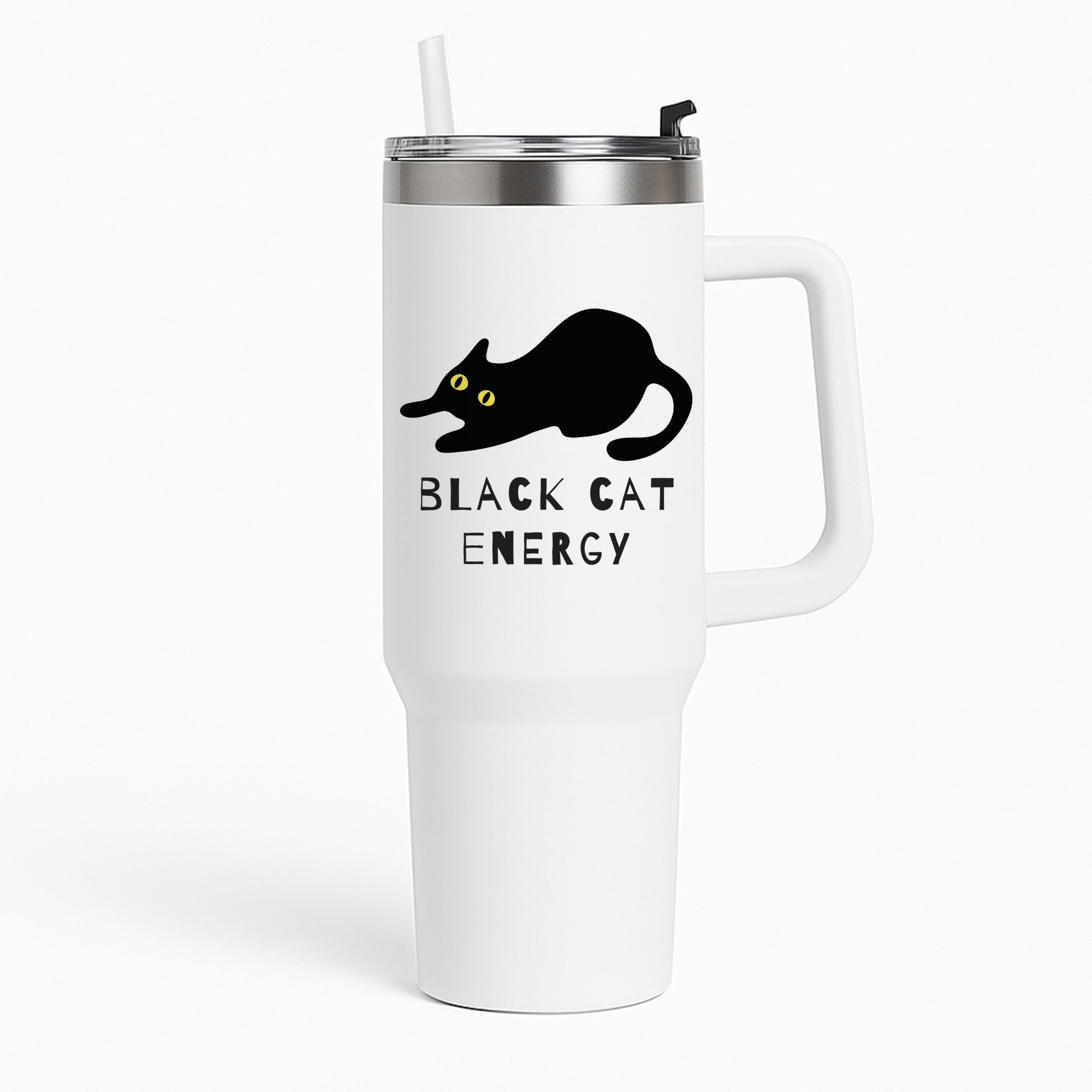 Black Cat Energy Tumbler