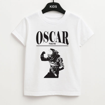 Oscar Orange And Black Kids Unisex T-Shirt