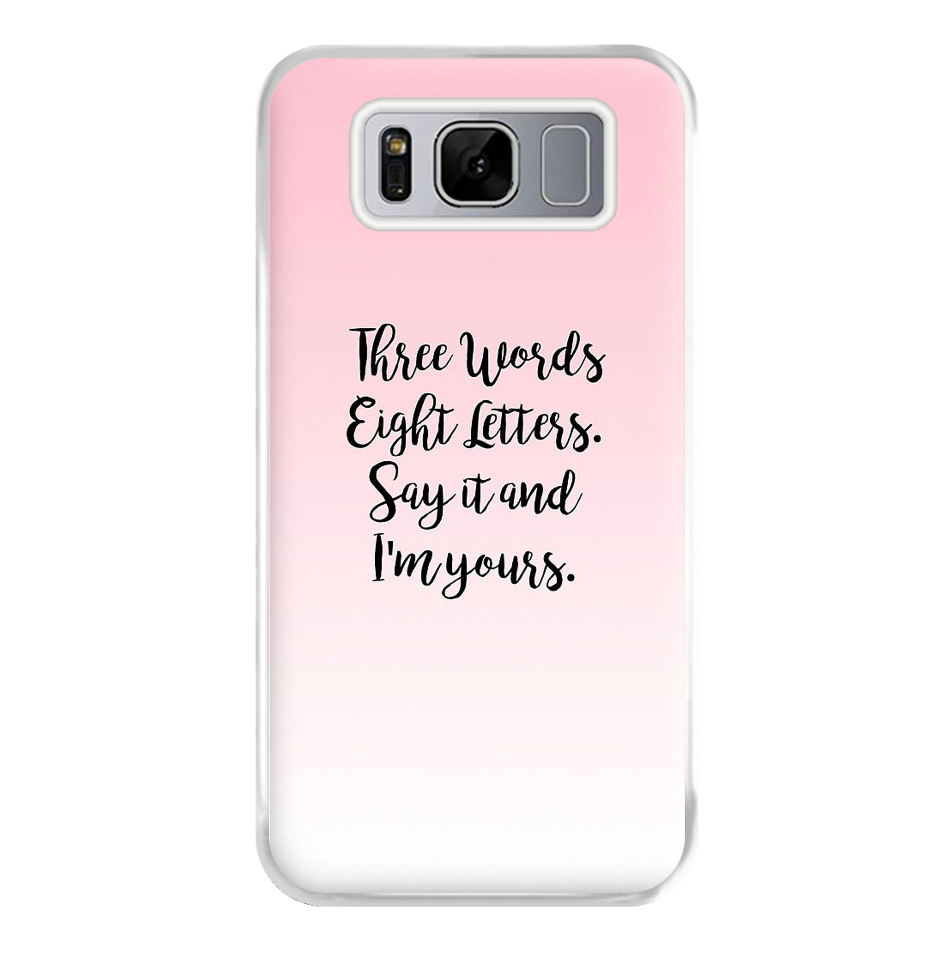 Three Words, Eight Letters - Gossip Phone Case