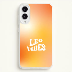 Leo Vibes Gradient Zodiac Galaxy S25 Edge Case