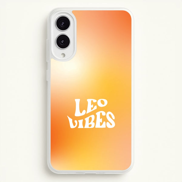 Leo Vibes Gradient Zodiac Galaxy S25 Edge Case