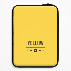 Yellow Music Player Universal Laptop Sleeve