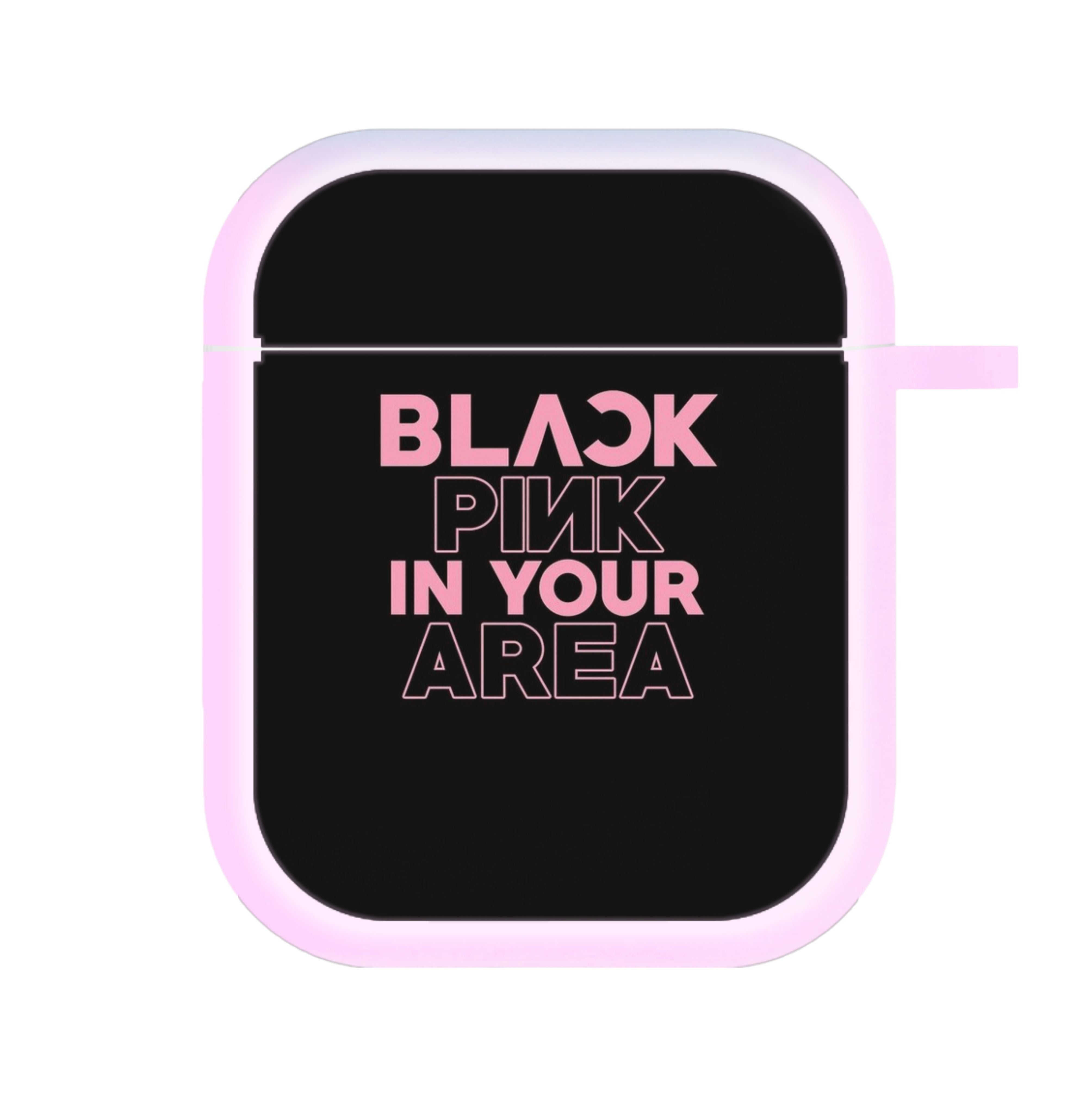 Girl K-Pop Band In Your Area - Black AirPods Case