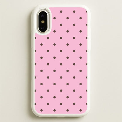 Strawberry Polka Dots iPhone X / XS Case