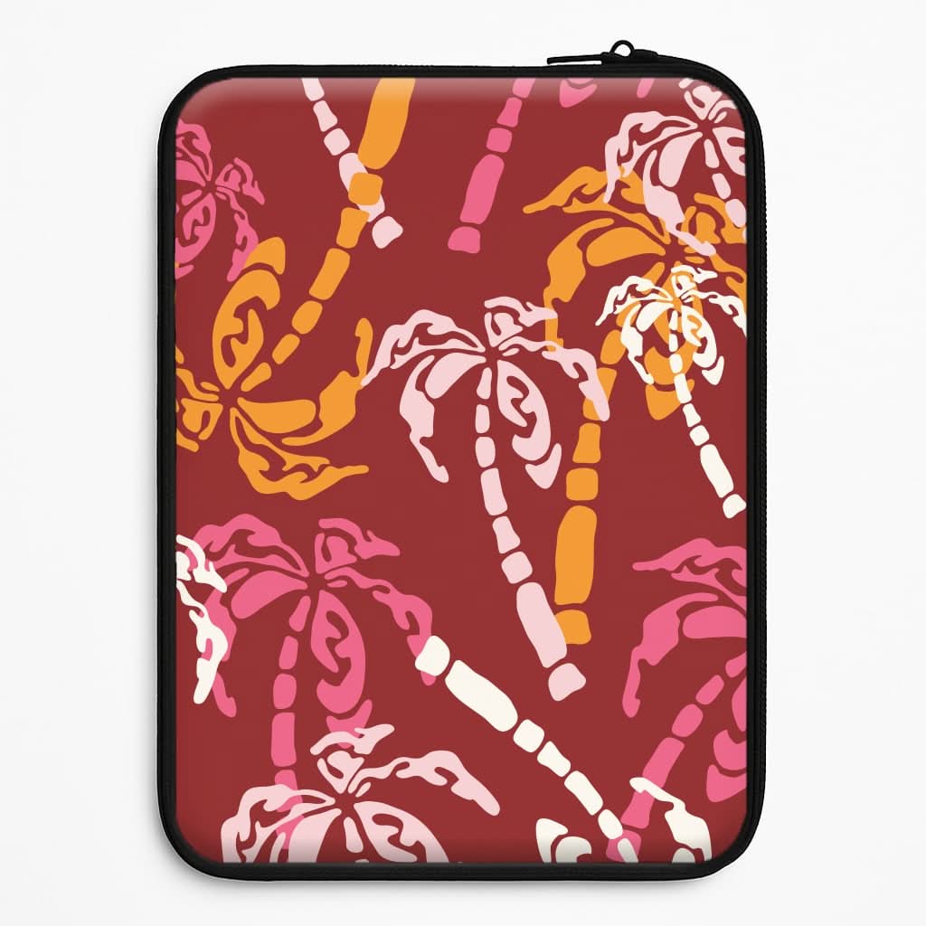 Abstract Palm Trees Pattern Universal Laptop Sleeve