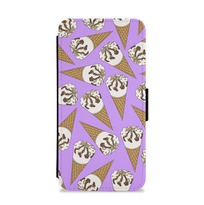 Netto - Ice Cream Patterns Flip / Wallet Phone Case