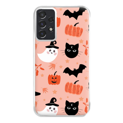 Pretty Pink Halloween Pattern Phone Case