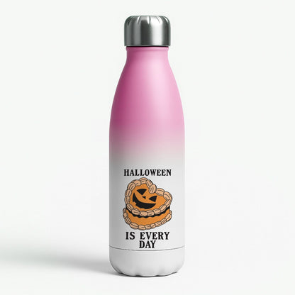Halloween Is Every Day Pink Water Bottle