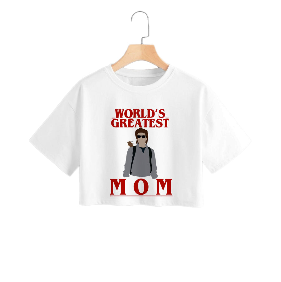 World's Greatest Mom - Stranger Things Crop Top