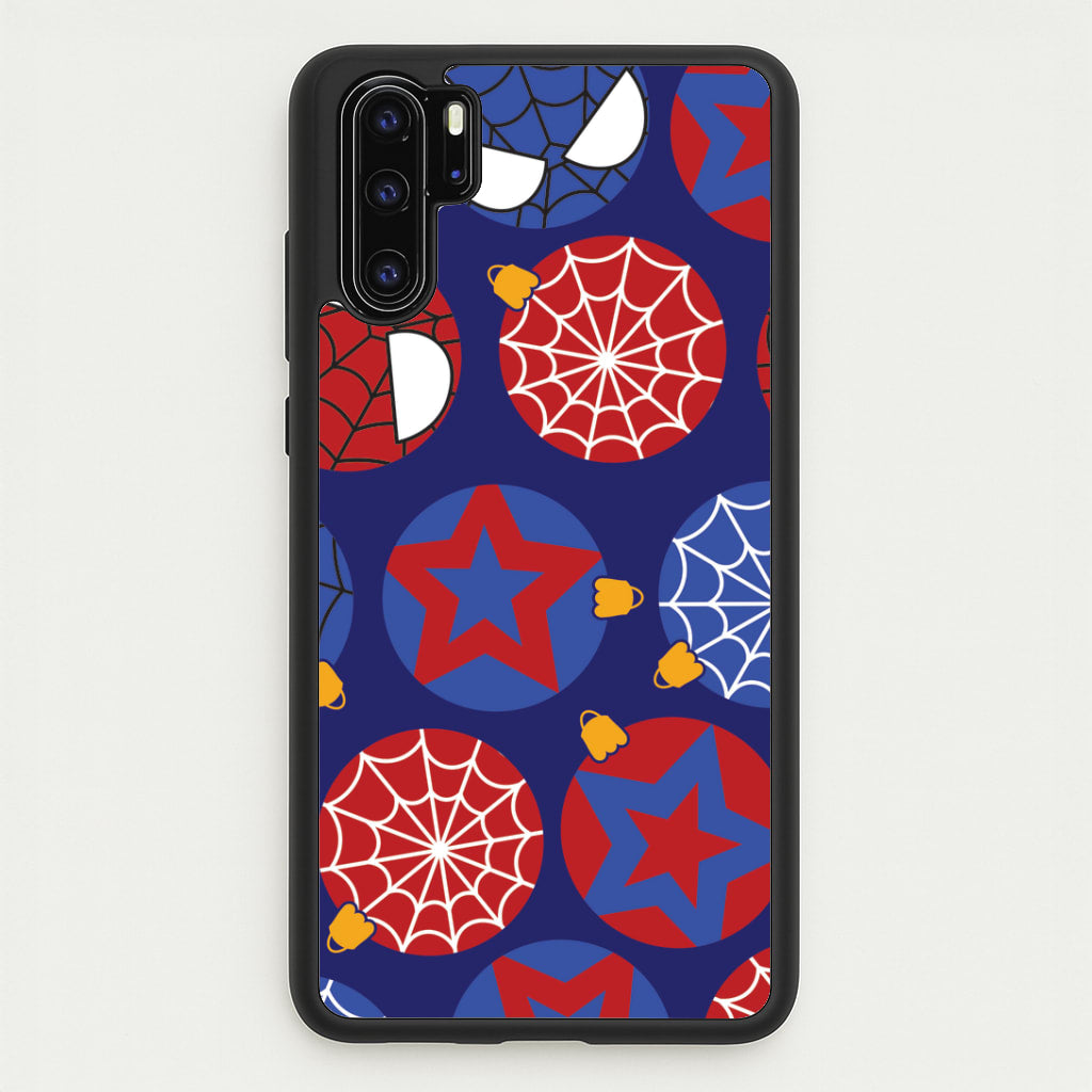 Spider Hero Baubles Pattern Huawei P30 Pro Case