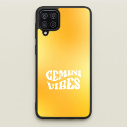 Gemini Vibes Gradient Zodiac Galaxy A12 Case