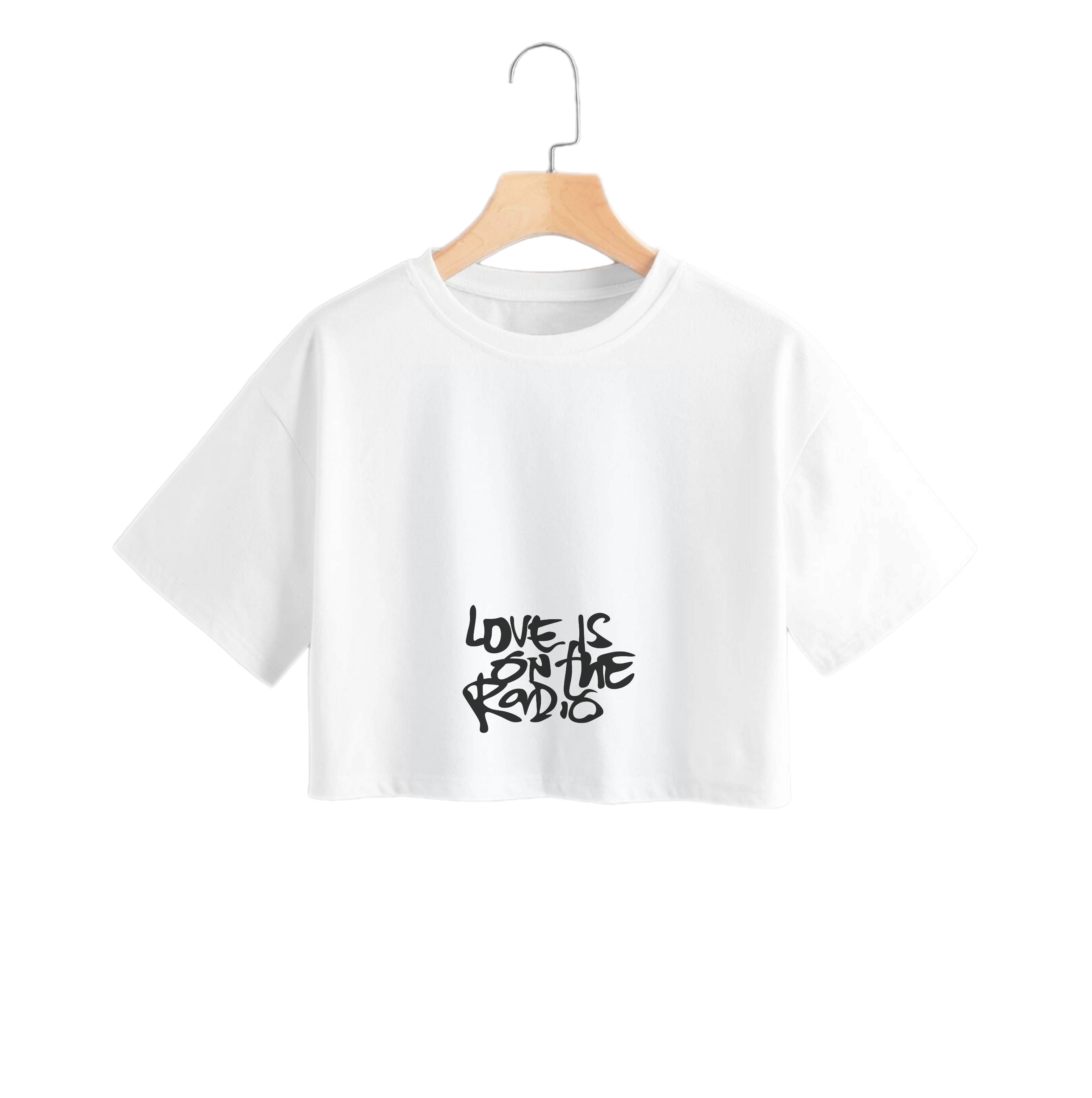 Love Is On The Radio - McBand Crop Top