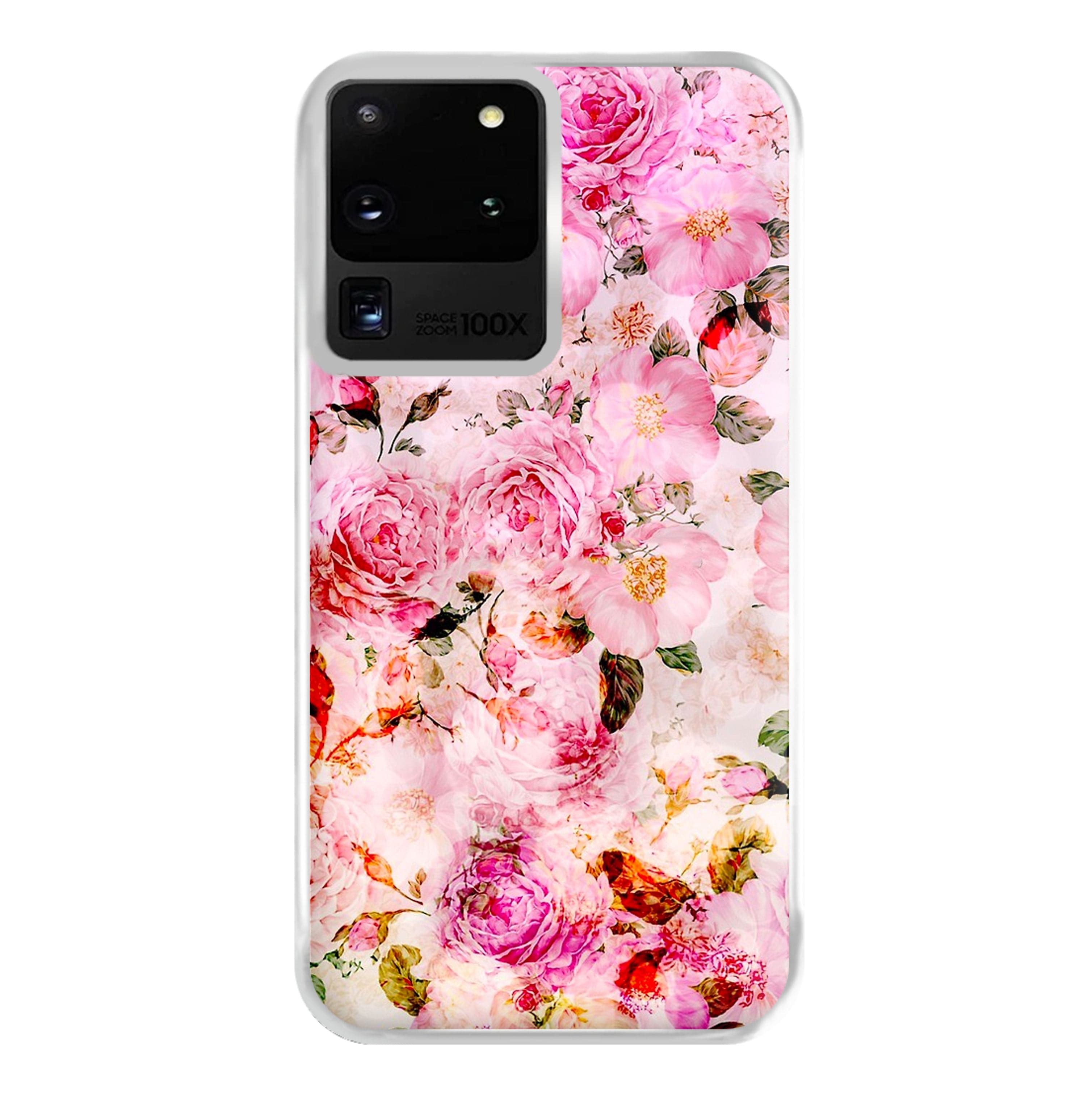 Pretty Pink Chic Floral Pattern Phone Case