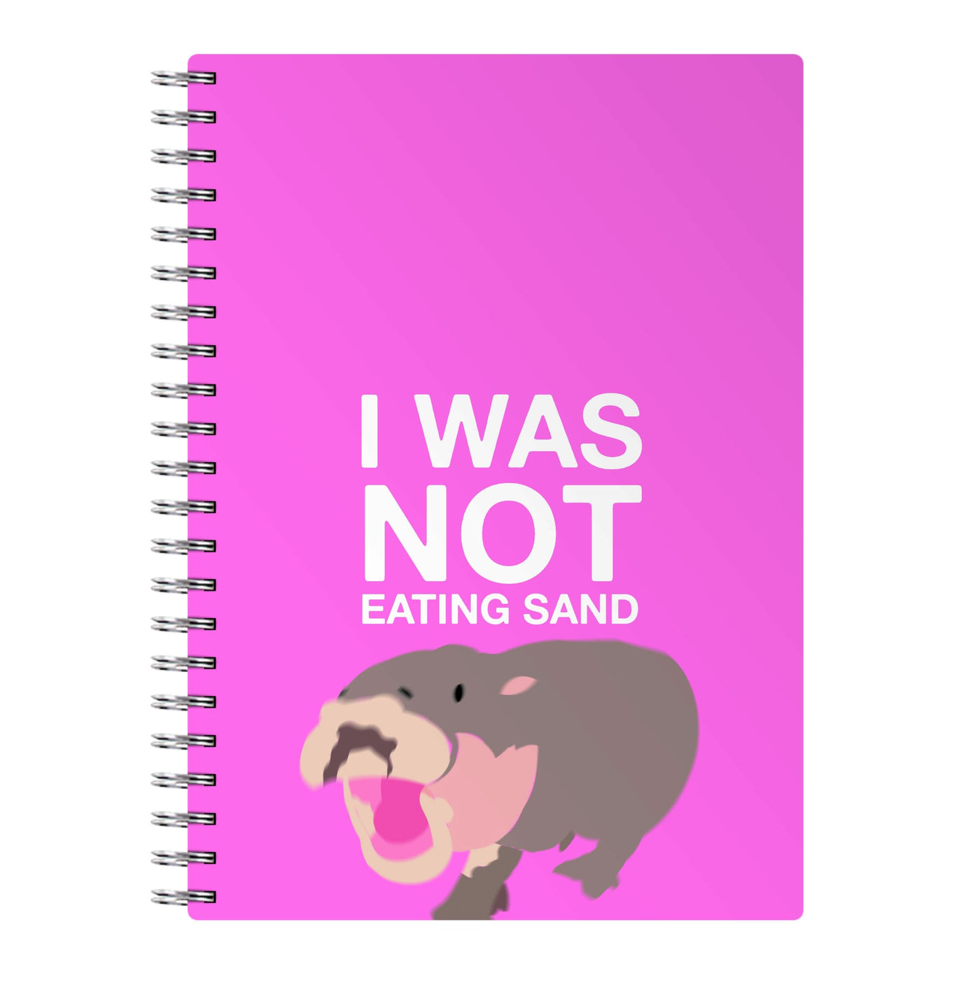 I Was Not Eating Sand Notebook